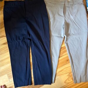 Ricki's Navy and Gray Women's Cropped Pants